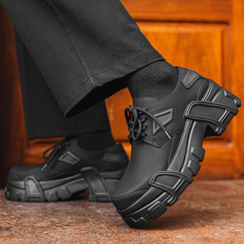 Men'S Formal Attire - Мужские кожаные туфли на платформе, деловые