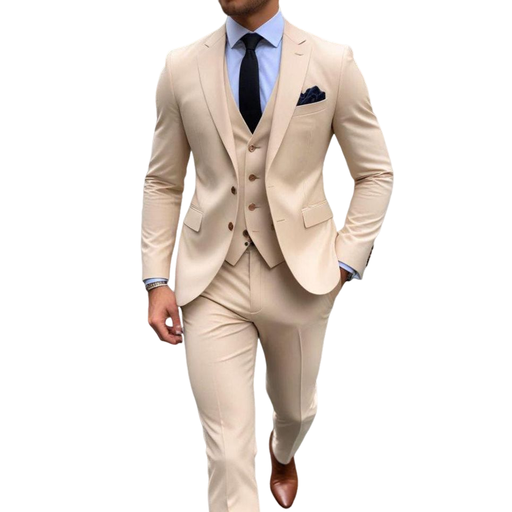 Розовый мужской костюм из трех – обзор и цена Men Formal Wear Pink