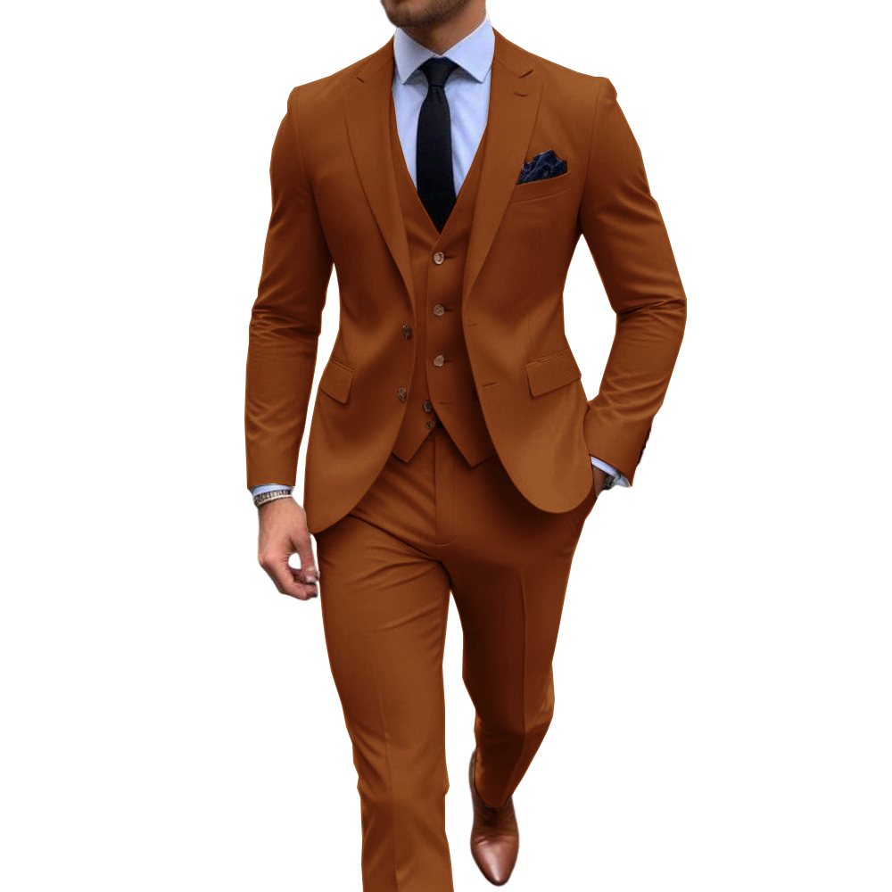 Розовый мужской костюм из трех – обзор и цена Men Formal Wear Pink