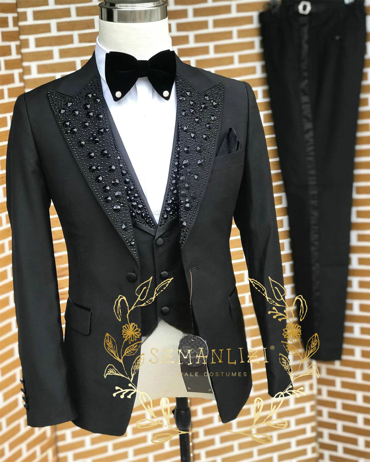 Черные мужские костюмы Роскошн – обзор и цена Men Formal Wear For Wedding