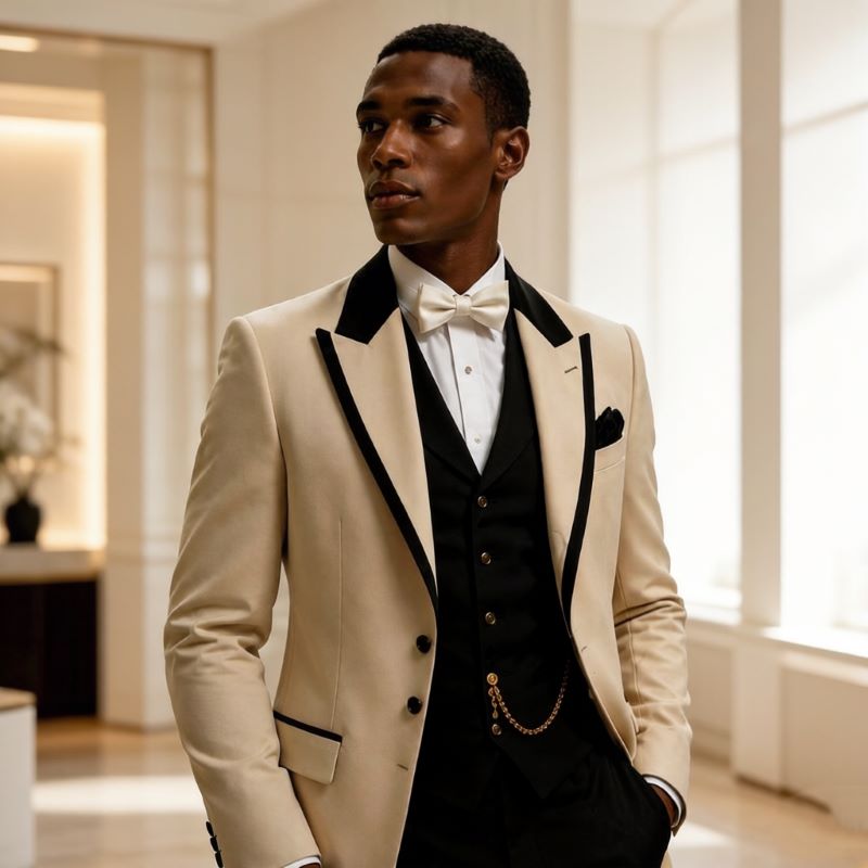 Комплект из 3-х свадебных кост – обзор и цена Men Formal Wear For Wedding