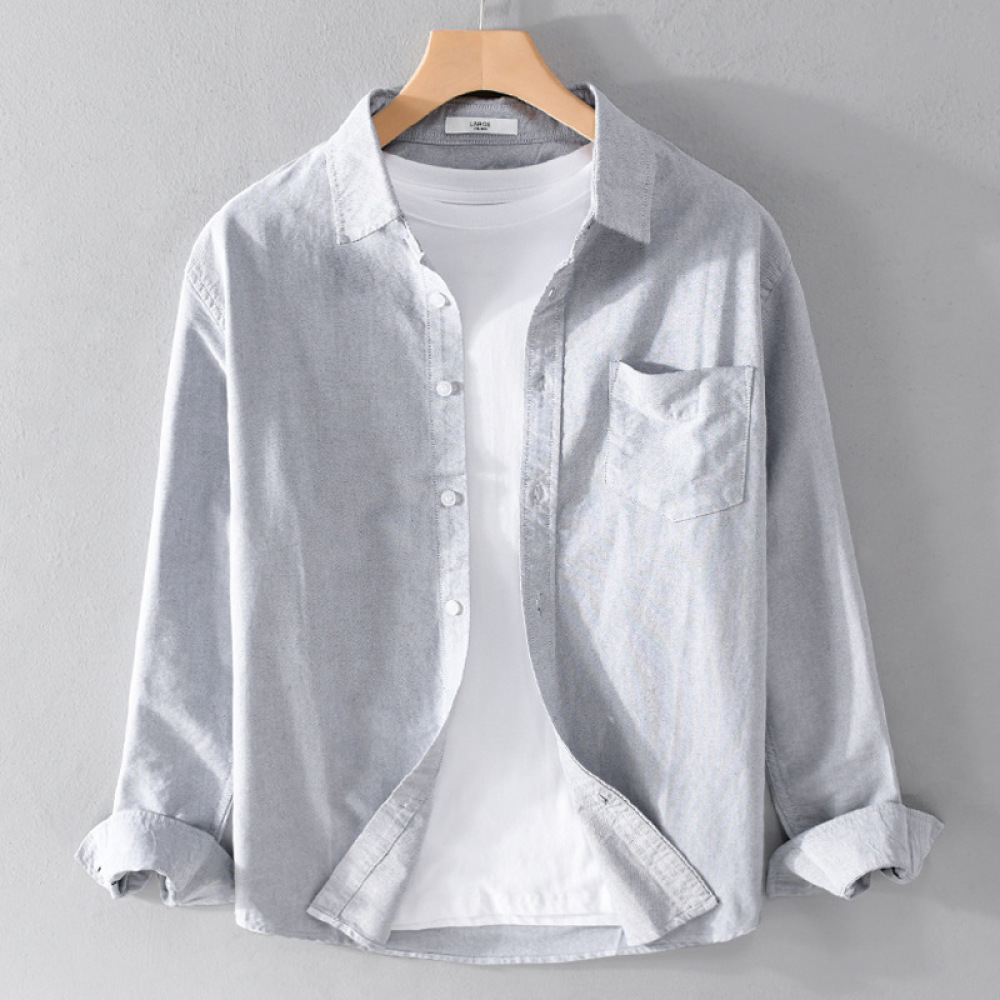 Модная мужская рубашка с длинн – обзор и цена Men Formal Office Wear Shirts