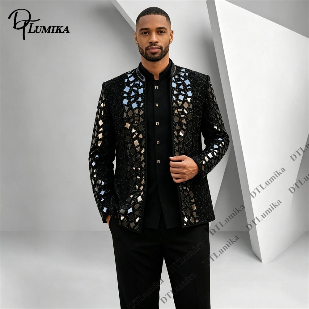 Мужской черный костюм с воротн – обзор и цена Men'S Formal Wear For Office