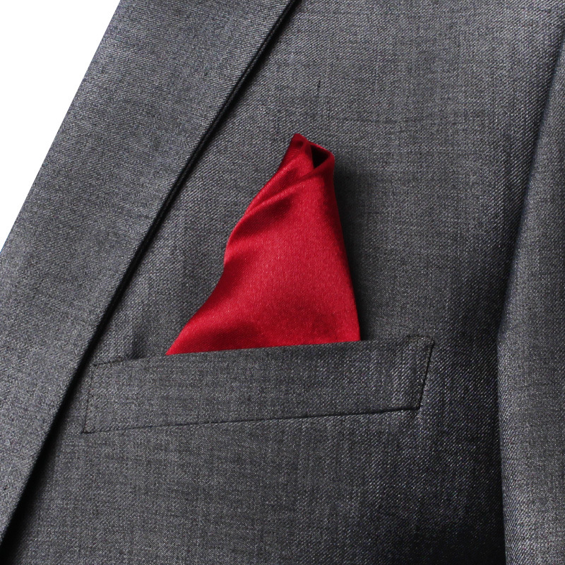 22 см однотонный Карманный ква – обзор и цена Men'S Formal Attire