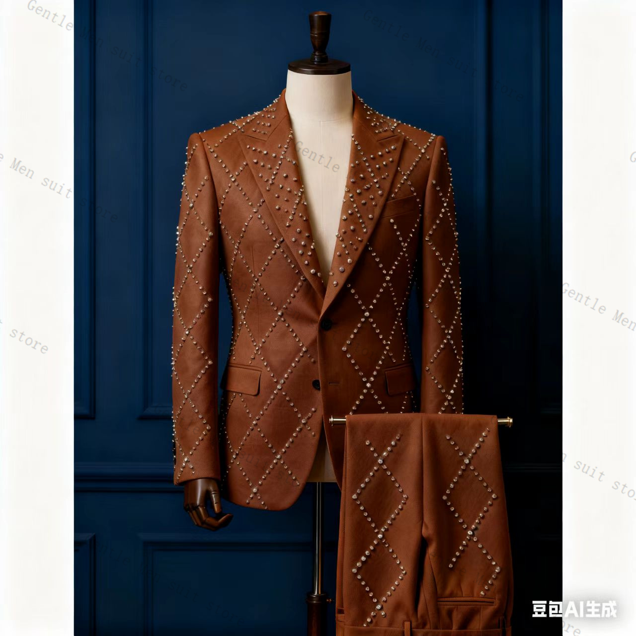 Розовый мужской костюм, компле – обзор и цена Men Formal Wear Pink