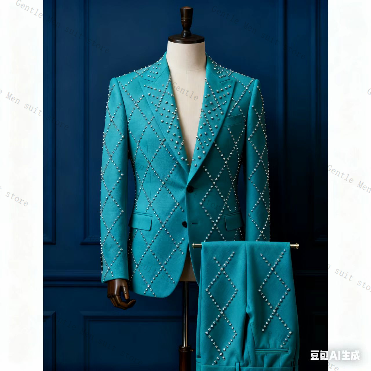 Розовый мужской костюм, компле – обзор и цена Men Formal Wear Pink