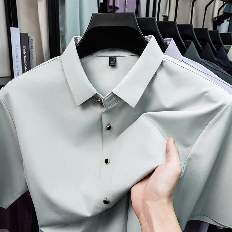Летняя мужская повседневная ру – обзор и цена Men Formal Office Wear Shirts